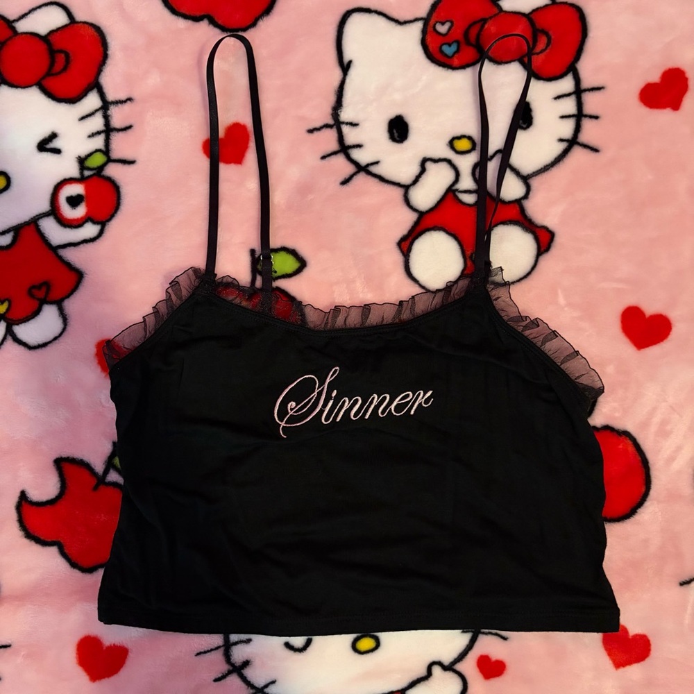 Dollskill Sugar Thrillz Sinner Top size M